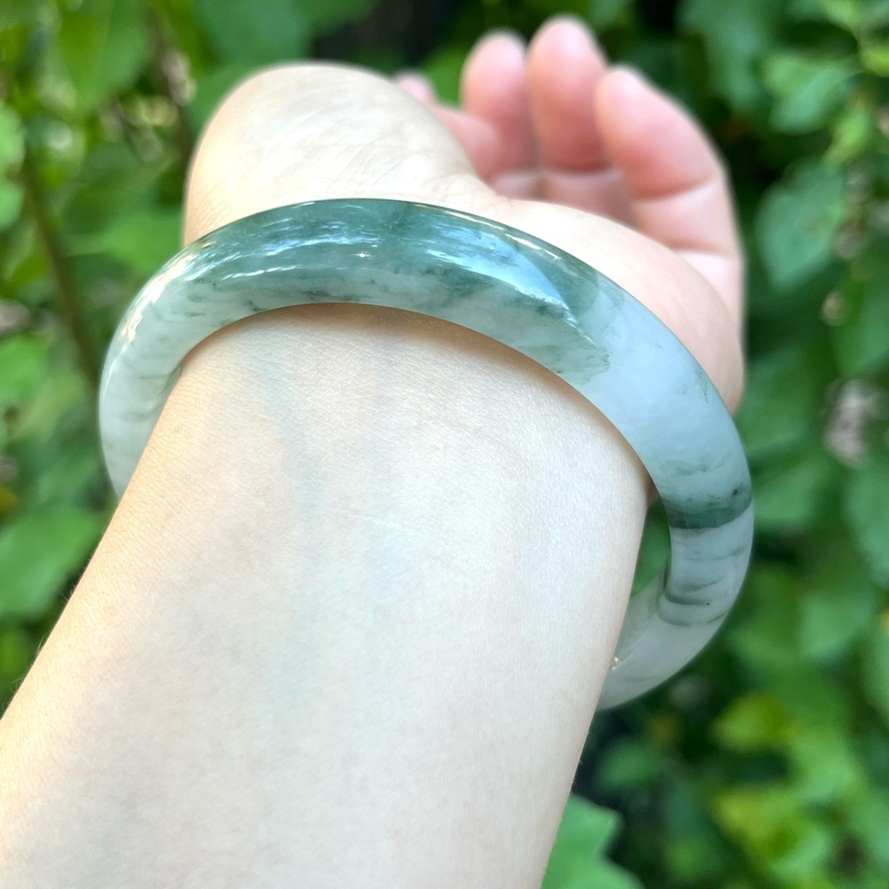 60.5mm inner diameter Tianshan jade bangle 1462 - Picture 7 of 7
